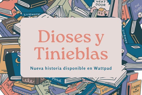 Imagen con el texto Dioses y Tinieblas