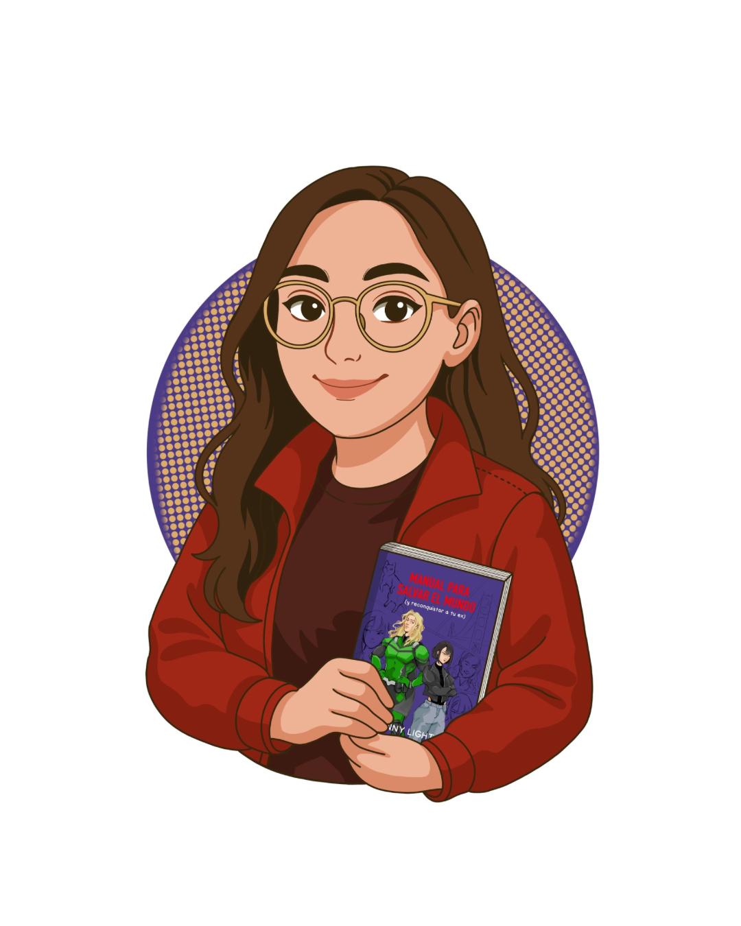 Foto de Ginny Light con diseño de dibujo